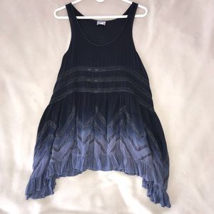 Voile and Lace Trapeze Slip Ombre Ombré Custom Dye